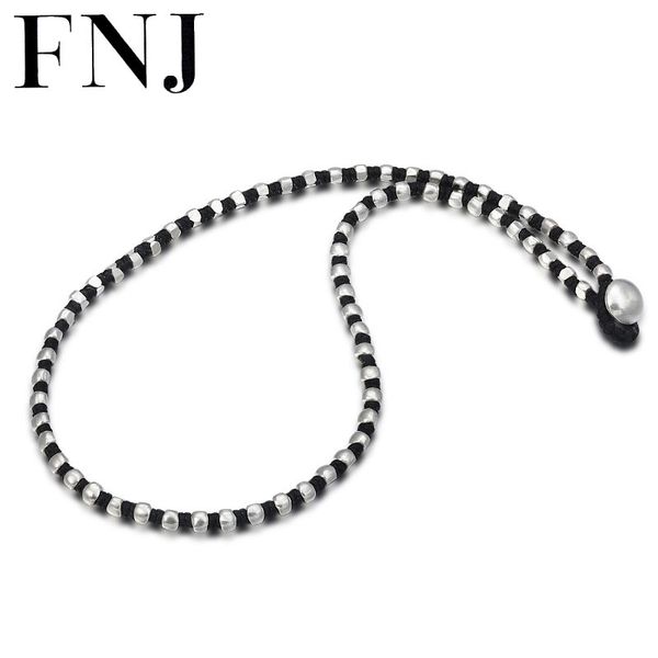 fnj chokers chain necklace 925 silver 4mm 40cm 45cm fine original s925 silver women necklaces for jewelry making beaded rope
fnj chokers chain necklace 925 silver 4mm 40cm 45cm fine original s925 silver women necklaces for jewelry making beaded rope