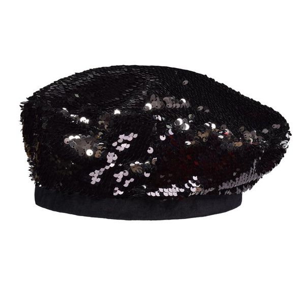 beret hat for women sequin flat cap paillette silver ladies beanies party ladies double colors change vintage painter hat female, Blue;gray
beret hat for women sequin flat cap paillette silver ladies beanies party ladies double colors change vintage painter hat female, Blue;gray