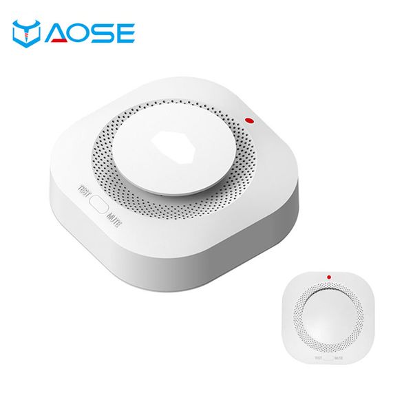 yaose 85 db wireless rf 433mhz smoke detector real-time detection fire protection alarm sensor for home security smoke alarm, Black;white
yaose 85 db wireless rf 433mhz smoke detector real-time detection fire protection alarm sensor for home security smoke alarm, Black;white