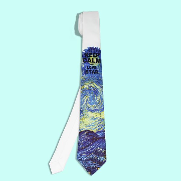 gogh's starry printed necktie with gift box packing groom tie original design casual necktie starry sky, Blue;purple
gogh's starry printed necktie with gift box packing groom tie original design casual necktie starry sky, Blue;purple