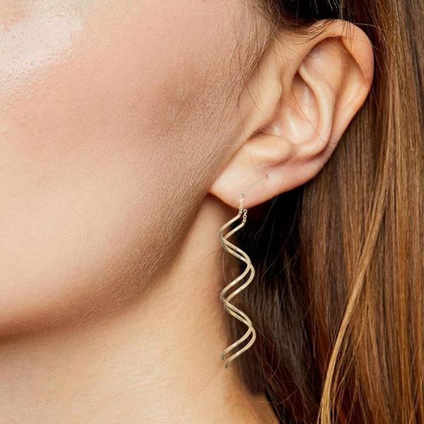 simple spiral wave earring 2020 winter fashion girl gold statement earrings for women hyperbole jewelry mom birthday gift, Golden;silver
simple spiral wave earring 2020 winter fashion girl gold statement earrings for women hyperbole jewelry mom birthday gift, Golden;silver