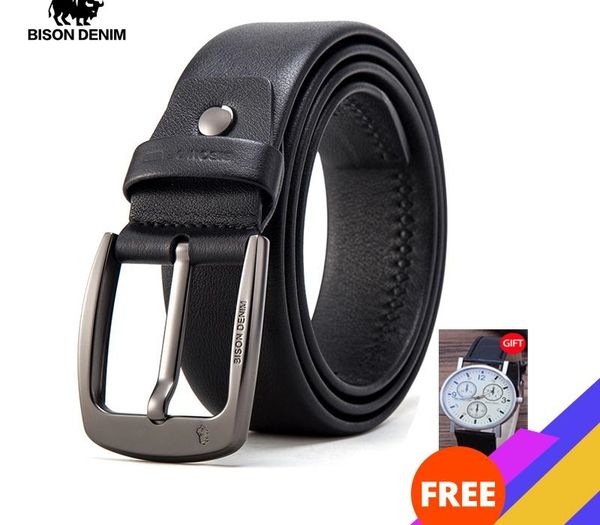 bison denim genuine leather men belt luxury strap classic vintage pin buckle male belt jeans belt for men w71564 y200520, Black;brown
bison denim genuine leather men belt luxury strap classic vintage pin buckle male belt jeans belt for men w71564 y200520, Black;brown