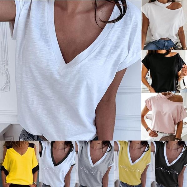 white summer t shirt women casual womens tee shirts harajuku plus size short sleeve t-shirt ladies women clothings
white summer t shirt women casual womens tee shirts harajuku plus size short sleeve t-shirt ladies women clothings