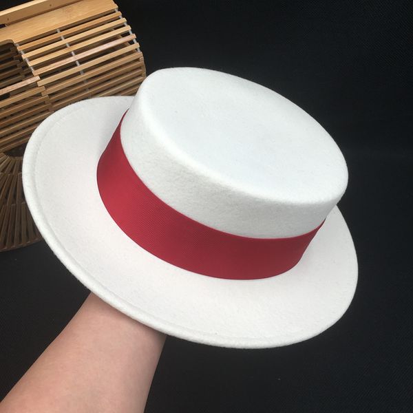 stingy brim hats panama fedora in europe and the british white wool flat hat fashion joker elegant female celebrities, Blue;gray
stingy brim hats panama fedora in europe and the british white wool flat hat fashion joker elegant female celebrities, Blue;gray