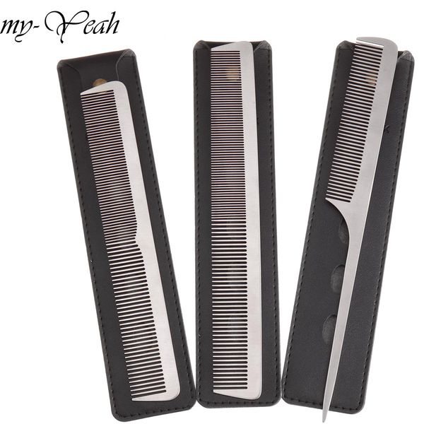 straightening leather combs diy style haircutting case metal section hairstyling comb detangling with hair 3 home barber uenma sweet07, Silver
straightening leather combs diy style haircutting case metal section hairstyling comb detangling with hair 3 home barber uenma sweet07, Silver