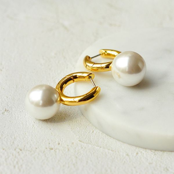 amorcome elegant cute small white grey color pearl earrings girl small pearls hoop earrings wedding brides jewelry, Silver
amorcome elegant cute small white grey color pearl earrings girl small pearls hoop earrings wedding brides jewelry, Silver