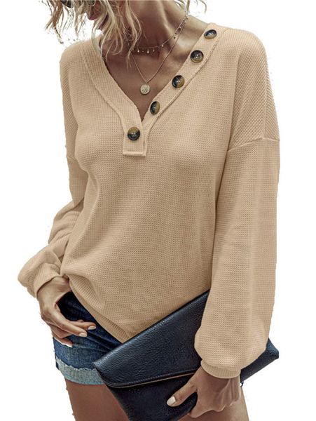 womens designer buttons patchwork t-shirt casual brief long sleeve v-neck ladies tees fashion loose spring autumn female clothing, White
womens designer buttons patchwork t-shirt casual brief long sleeve v-neck ladies tees fashion loose spring autumn female clothing, White