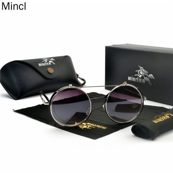 sunglasses 2021 flip up punk brown men round vintage mens sunglass brand designer fashion glasses uv400 with box fml, White;black
sunglasses 2021 flip up punk brown men round vintage mens sunglass brand designer fashion glasses uv400 with box fml, White;black