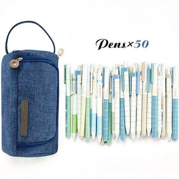 large capacity pencil pen case storage bag pouch holder for middle high school office college girl adults
large capacity pencil pen case storage bag pouch holder for middle high school office college girl adults