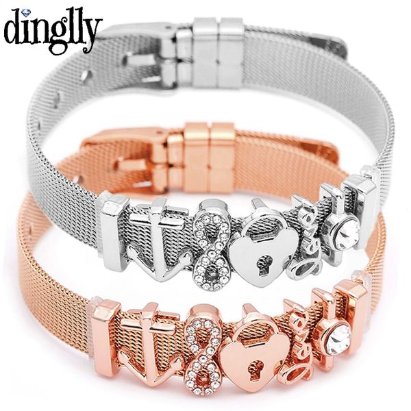 dinglly fashion stainless steel mesh bracelets for women watch chain couples girls charm bead brands bracelet & bangles jewelry, Red;blue
dinglly fashion stainless steel mesh bracelets for women watch chain couples girls charm bead brands bracelet & bangles jewelry, Red;blue