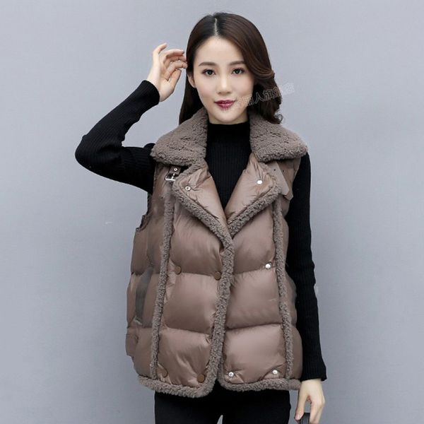 2020 women spring cotton vest women's suit collar autumn new letter print waistcoat slim cotton vest lamb hair horse jackts coat, Black;white
2020 women spring cotton vest women's suit collar autumn new letter print waistcoat slim cotton vest lamb hair horse jackts coat, Black;white