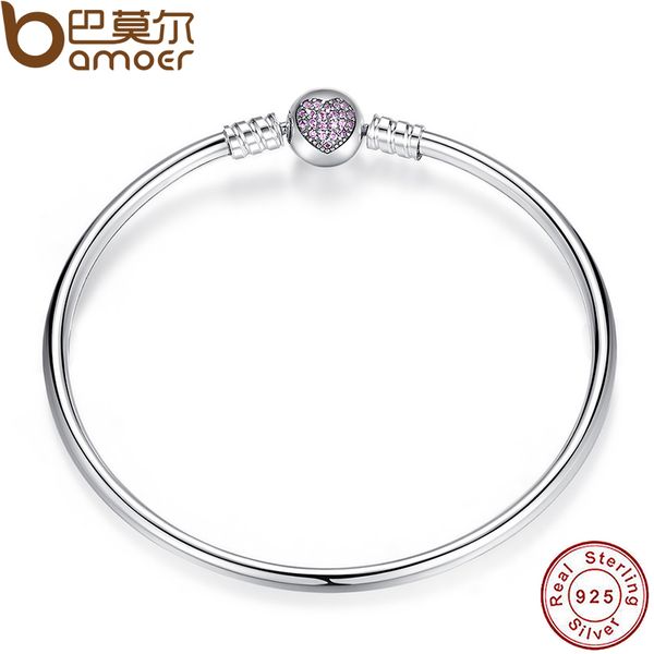 bamoer authentic 100% 925 sterling silver snake chain heart bangle & bracelet luxury jewelry pas904, Black
bamoer authentic 100% 925 sterling silver snake chain heart bangle & bracelet luxury jewelry pas904, Black