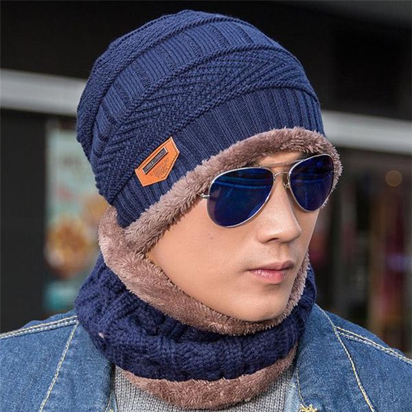 1pcs set knitted hat with hood beanies men scarf caps mask bonnet warm winter hats t394, Blue;gray
1pcs set knitted hat with hood beanies men scarf caps mask bonnet warm winter hats t394, Blue;gray