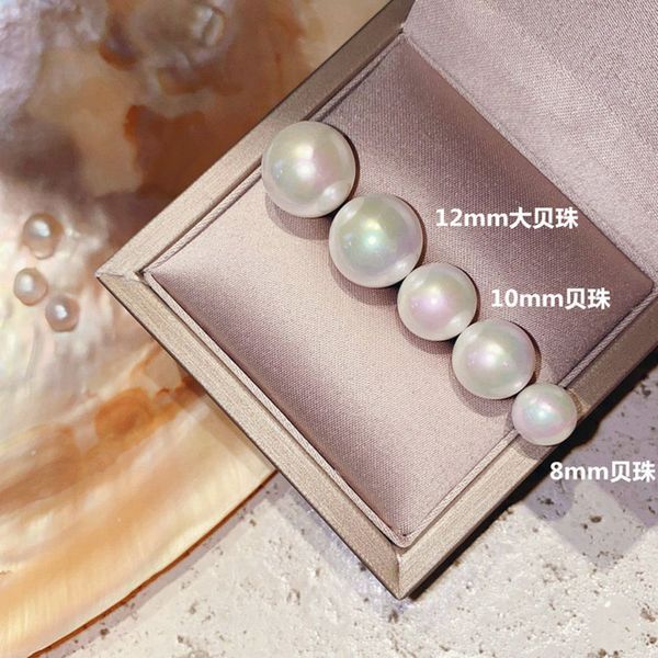stud s925 sterling natural freshwater pearl earrings large temperament retro shell for women ladies jewelry, Golden;silver
stud s925 sterling natural freshwater pearl earrings large temperament retro shell for women ladies jewelry, Golden;silver