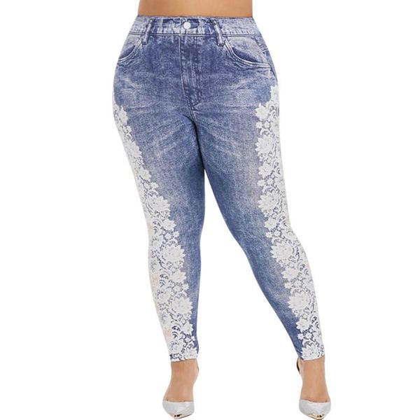 lace cowboy printing pants womens imitation elastic high waist casual leggings pants womens plus size jeans grande taille femme, Blue
lace cowboy printing pants womens imitation elastic high waist casual leggings pants womens plus size jeans grande taille femme, Blue