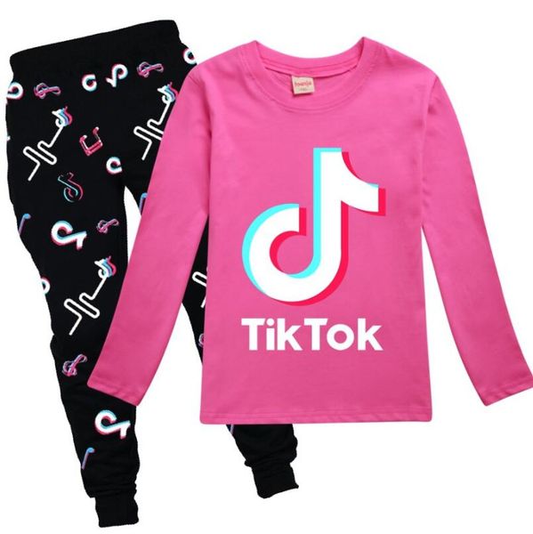 tik tok set clothes spring fall tik tok children's print long sleeve t-shirttrouser 2pc tracksuit kid suit outfit, White
tik tok set clothes spring fall tik tok children's print long sleeve t-shirttrouser 2pc tracksuit kid suit outfit, White