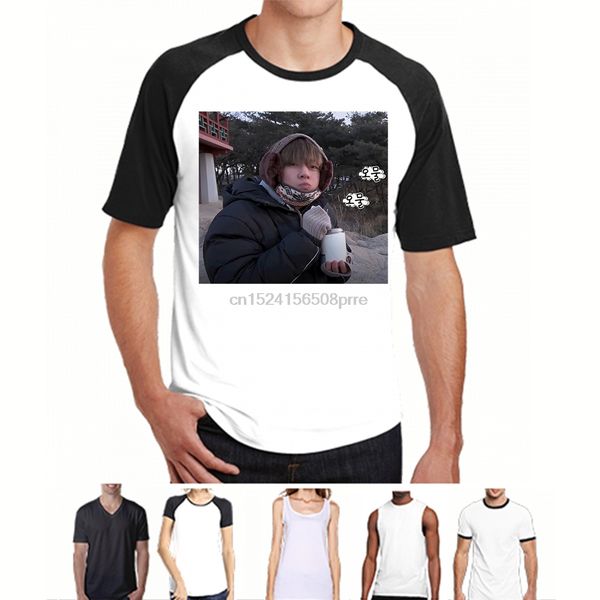 fashion cool men t shirt women funny tshirt grubby taehyung customized printed t-shirt