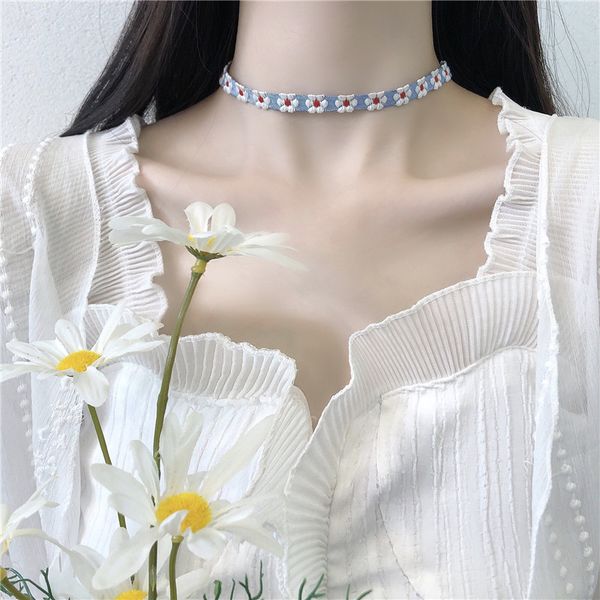 chokers the daisy chain female fashion and contracted pure fresh temperament of flowers sweet necklace collar bone, Golden;silver
chokers the daisy chain female fashion and contracted pure fresh temperament of flowers sweet necklace collar bone, Golden;silver