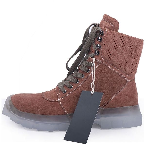 european station short boots high boots men's trend shoes men's inverted triangle leather sneakers sports casual men's shoes, Black