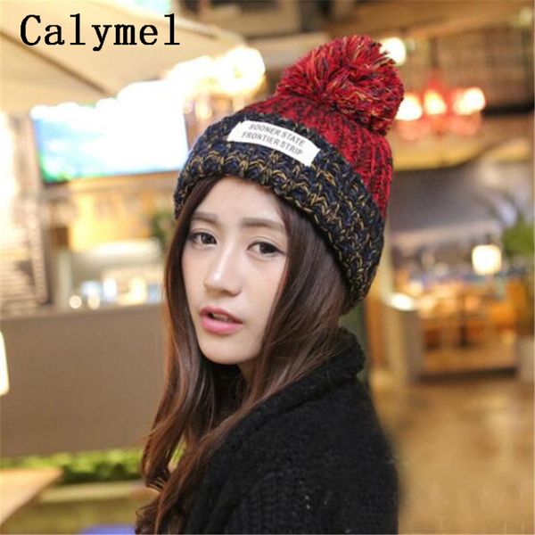 calymel 2020 women's beanie hat comfortable winter hat big woolball cap new knitted velvet thicken warm wool skullies, Blue;gray
calymel 2020 women's beanie hat comfortable winter hat big woolball cap new knitted velvet thicken warm wool skullies, Blue;gray