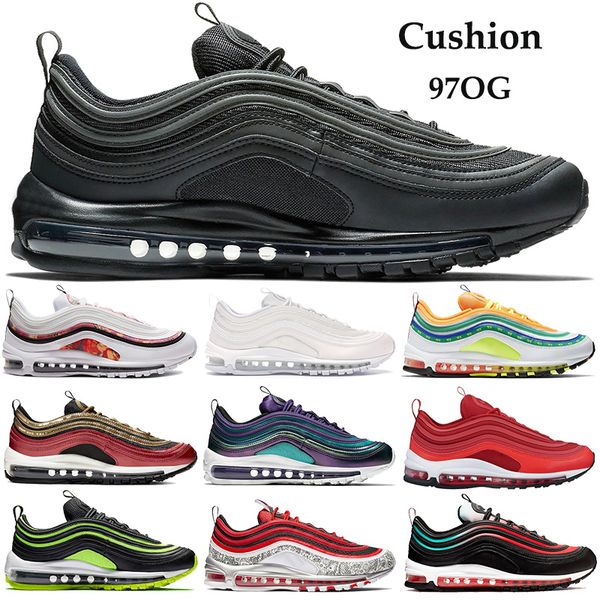 cushion 97og running shoes triple white black men women sneakers court purple london summer of love vintage mosaic trainers with tag
cushion 97og running shoes triple white black men women sneakers court purple london summer of love vintage mosaic trainers with tag