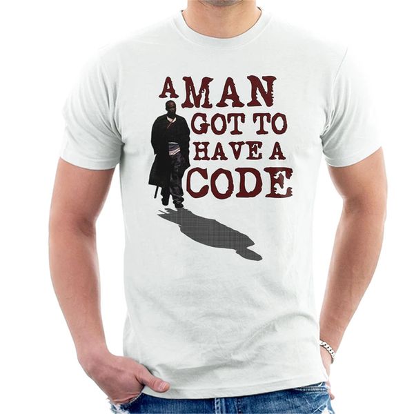 человек должен иметь кодекс омар литтл провод забавный meme белый t - shirt s - 6xl крупногабаритные tee shirt
человек должен иметь кодекс омар литтл провод забавный meme белый t - shirt s - 6xl крупногабаритные tee shirt