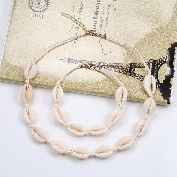 chokers original nature shell charm necklace beige cord gold color hand jewelry seashell bracelet bohemian choker femme friend gift, Golden;silver
chokers original nature shell charm necklace beige cord gold color hand jewelry seashell bracelet bohemian choker femme friend gift, Golden;silver