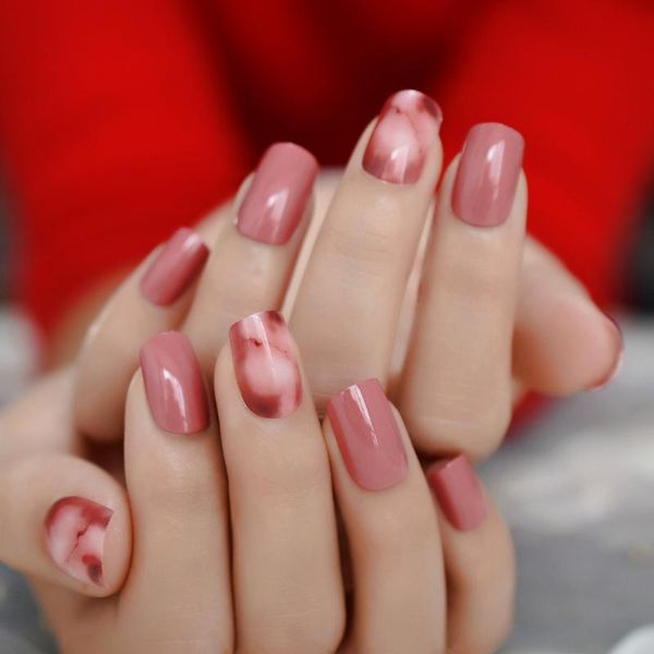 marble short berry fake nail square red dyeing stone designed false nail artificial full cover press on nails, Red;gold
marble short berry fake nail square red dyeing stone designed false nail artificial full cover press on nails, Red;gold