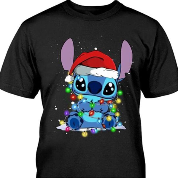 санта стич рубашка стежка рождество tshirt черный высокое качество мужчины сделано в сша 100% хлопка tee shirt смешной tee shirt одежда
санта стич рубашка стежка рождество tshirt черный высокое качество мужчины сделано в сша 100% хлопка tee shirt смешной tee shirt одежда