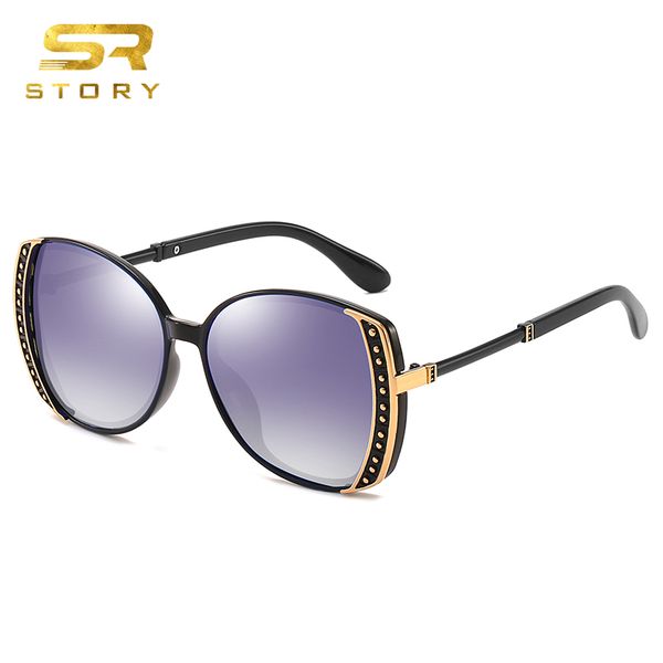 sunglasses story fashion butterfly women polarized sun glasses shades for brand designer with box, White;black
sunglasses story fashion butterfly women polarized sun glasses shades for brand designer with box, White;black