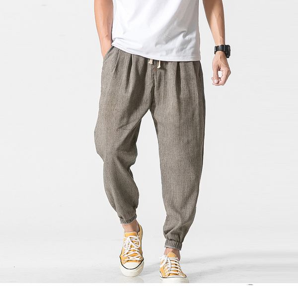 2020 men's fall linen cotton casual harem pants jogger trousers chinese style baggy pants, Black
2020 men's fall linen cotton casual harem pants jogger trousers chinese style baggy pants, Black