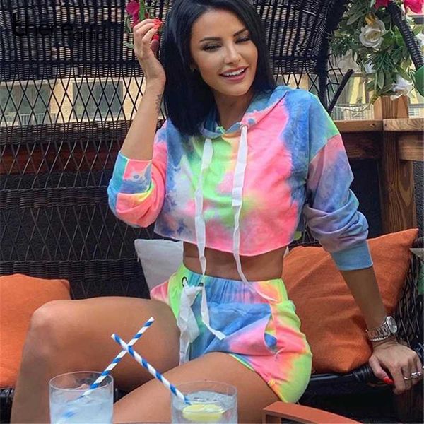 thereadict tie dye two piece set crop top и шорты пуловеры одежда наборы 2 piece set женщины tracksuit летние женские костюмы, Gray
thereadict tie dye two piece set crop top и шорты пуловеры одежда наборы 2 piece set женщины tracksuit летние женские костюмы, Gray