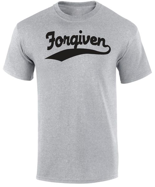 fashion men t shirt forgiven slogan god's love jesus christ grace faith christian men's t shirt summer t-shirt
fashion men t shirt forgiven slogan god's love jesus christ grace faith christian men's t shirt summer t-shirt