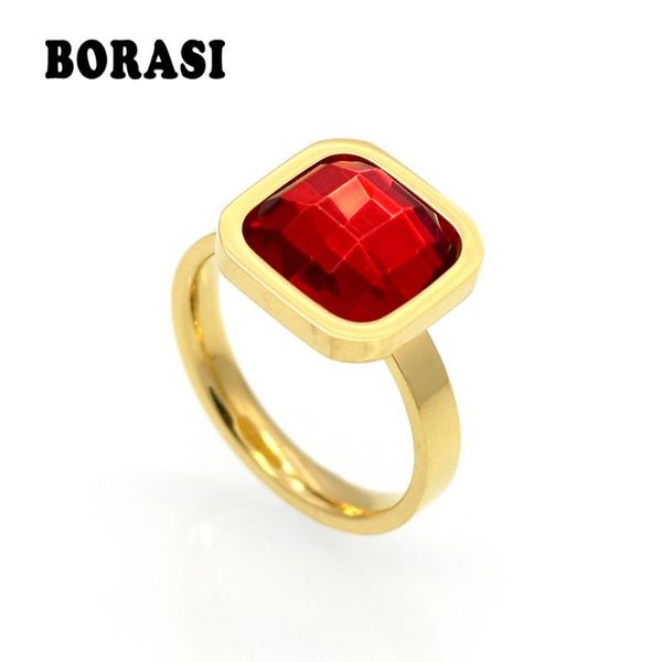 cluster rings fine jewelry stainless steel ring colorful crystal for woman party size 6-9 luxury square finger, Golden;silver
cluster rings fine jewelry stainless steel ring colorful crystal for woman party size 6-9 luxury square finger, Golden;silver