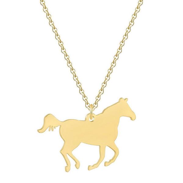 n5644 zwpon stainless steel horse pendant necklace 2020 new summer women choker necklace pendant jewelry wholesale, Golden;silver
n5644 zwpon stainless steel horse pendant necklace 2020 new summer women choker necklace pendant jewelry wholesale, Golden;silver
