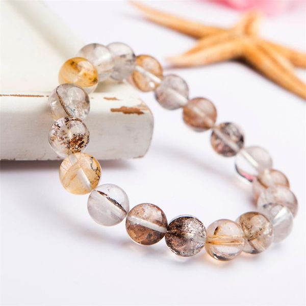 drop shipping 10.5mm natural petrified wood rarest crystal tree leaf crystal round beads bracelet, Black
drop shipping 10.5mm natural petrified wood rarest crystal tree leaf crystal round beads bracelet, Black