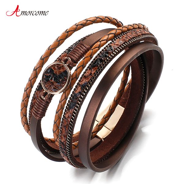tennis amorcome snake skin pattern leather bracelets for women 2021 fashion bohemian charm wide wrap & bangles femme jewelry, Golden;silver
tennis amorcome snake skin pattern leather bracelets for women 2021 fashion bohemian charm wide wrap & bangles femme jewelry, Golden;silver