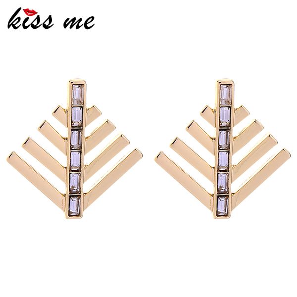 kiss me earrings 2020 gold color alloy rhinestone geometric stud earrings women imitation jewelry, Golden;silver
kiss me earrings 2020 gold color alloy rhinestone geometric stud earrings women imitation jewelry, Golden;silver