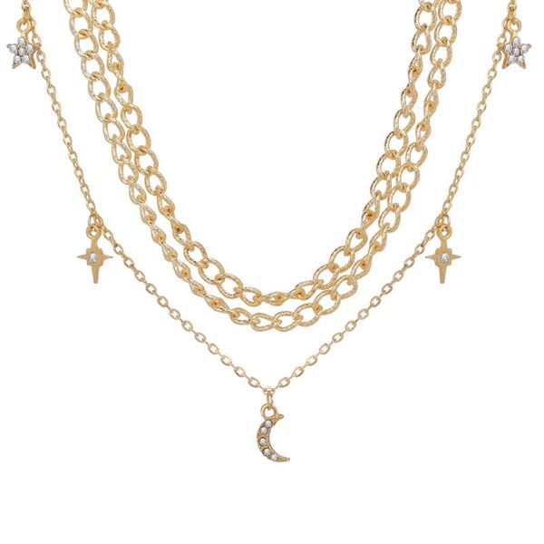 bohemian gold color beads pendants necklaces,vintage star moon necklace for women portrait chokers 2020 jewelry, Silver
bohemian gold color beads pendants necklaces,vintage star moon necklace for women portrait chokers 2020 jewelry, Silver