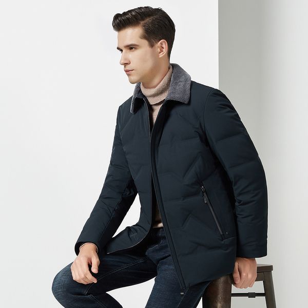 men's down & parkas 2021 jacket middle-aged lapel dad suit business casual slim fit warm and cold, Black
men's down & parkas 2021 jacket middle-aged lapel dad suit business casual slim fit warm and cold, Black