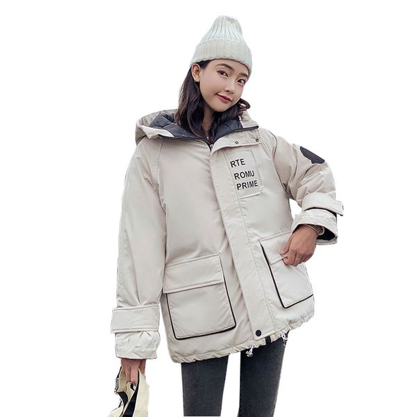 women's down & parkas chic ins hooded winter coat jacket student warm casaco feminino abrigos mujer invierno cotton padded wadded 12, Black
women's down & parkas chic ins hooded winter coat jacket student warm casaco feminino abrigos mujer invierno cotton padded wadded 12, Black