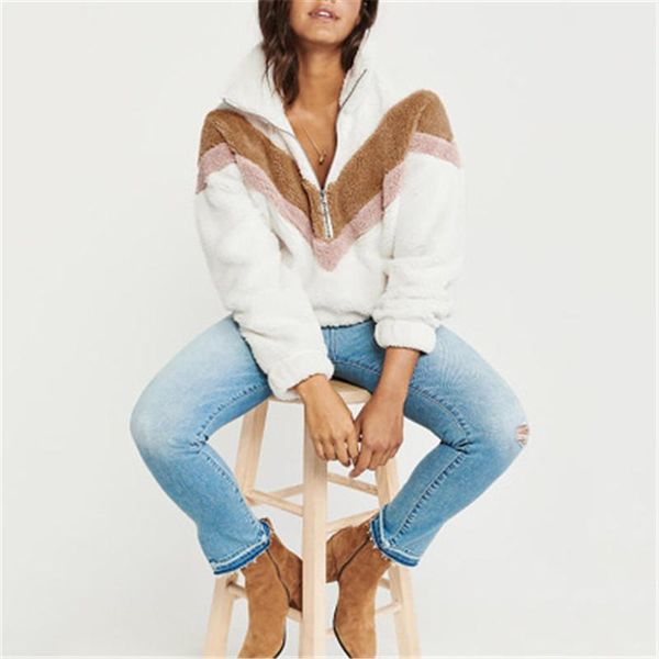 женщины zipper лоскутная толстовки сплошной цвет с длинным рукавом моды crew neck кардиган сыпучие горячие продаем famale одежда дизайнер по, Black
женщины zipper лоскутная толстовки сплошной цвет с длинным рукавом моды crew neck кардиган сыпучие горячие продаем famale одежда дизайнер по, Black