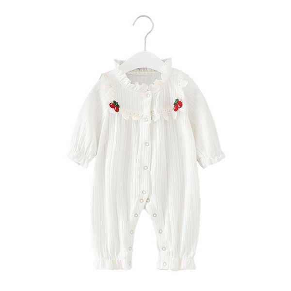 toddler newborn baby boys girls infant rompers jumpsuit baby clothes long sleeve outfit with cherry embroidery 0-2t, Blue
toddler newborn baby boys girls infant rompers jumpsuit baby clothes long sleeve outfit with cherry embroidery 0-2t, Blue