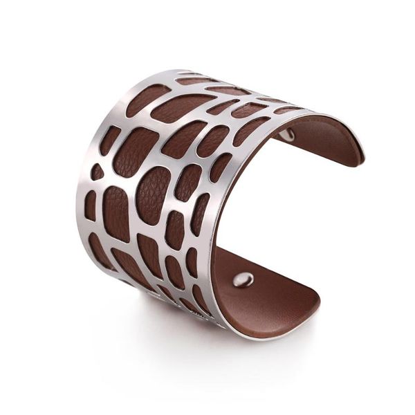 fishhook iron pu leather trendy women men gold color bangles jewelry gift 15 colors, Black
fishhook iron pu leather trendy women men gold color bangles jewelry gift 15 colors, Black