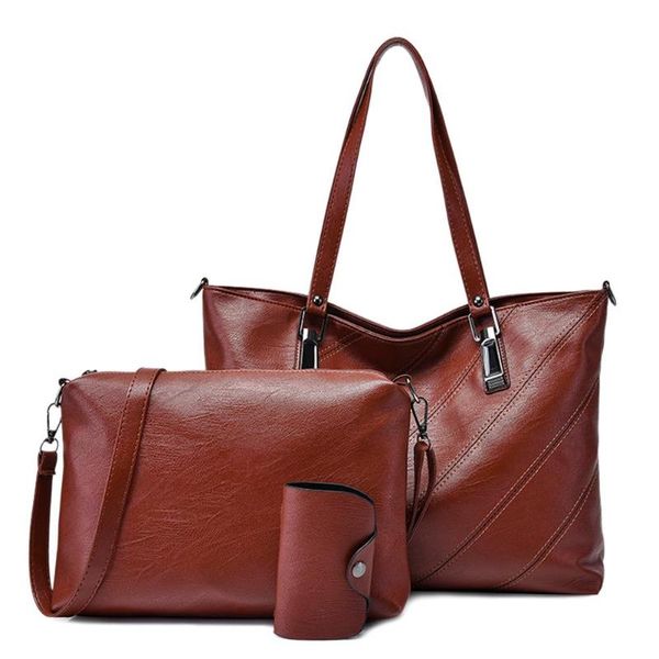 handbags multi-function 3pcs/set pure color fashion shoulder messenger handbag women leather clutch bag
handbags multi-function 3pcs/set pure color fashion shoulder messenger handbag women leather clutch bag