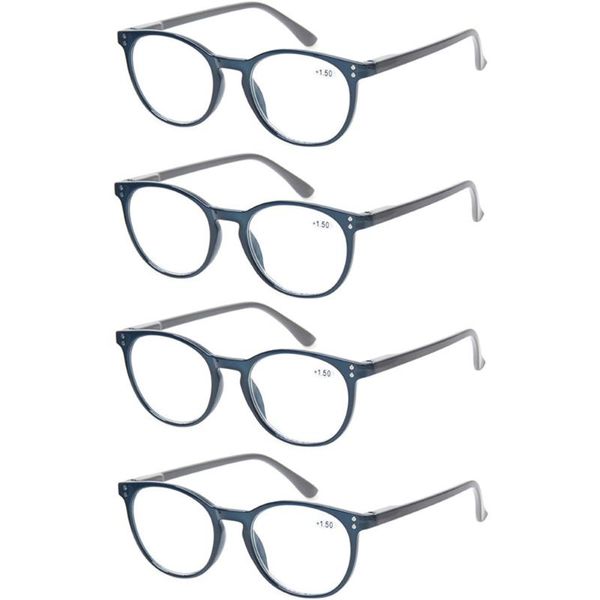 reading glasses men and women spring hinge oval eyeglasses frame quality readers 4 pack retro 0.5 1.75 2.0 3.0 frame material, White;black
reading glasses men and women spring hinge oval eyeglasses frame quality readers 4 pack retro 0.5 1.75 2.0 3.0 frame material, White;black