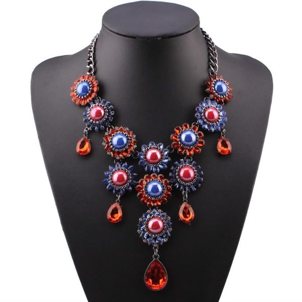 2020 fashionable new design necklaces crystal flower necklace statement pendant chunky necklace women jewelry wholesale, Silver
2020 fashionable new design necklaces crystal flower necklace statement pendant chunky necklace women jewelry wholesale, Silver