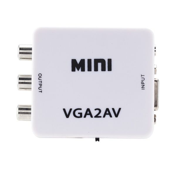 mini vga to av converter adapter support hd 1080p vga2av rca converter pc to tv hd computer to tv 30pcs/lot
mini vga to av converter adapter support hd 1080p vga2av rca converter pc to tv hd computer to tv 30pcs/lot