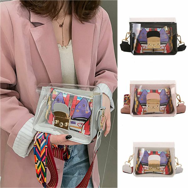 ladies transparent pvc tote alphabet messenger jelly handbag xmasgift casual bag
ladies transparent pvc tote alphabet messenger jelly handbag xmasgift casual bag