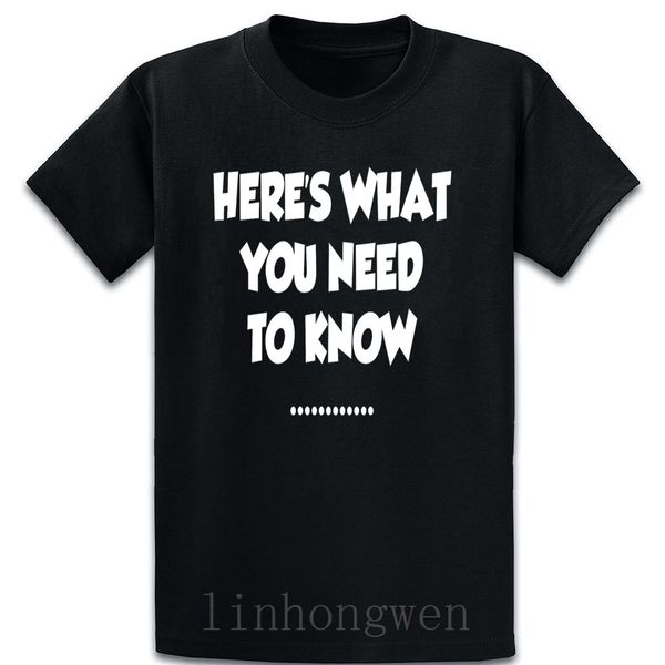 what you need to know t shirt over size s-5xl novelty summer letters cotton anti-wrinkle building designing shirt
what you need to know t shirt over size s-5xl novelty summer letters cotton anti-wrinkle building designing shirt